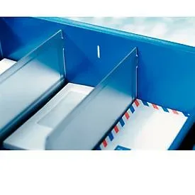 LEITZ Trennwand f. Sorty 5230/5232 52620000 grau-transparent 2 St&uuml;ck