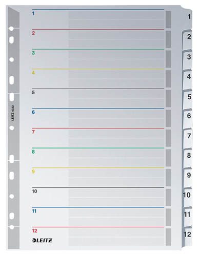 LEITZ Register PP A4 43320000 1-12