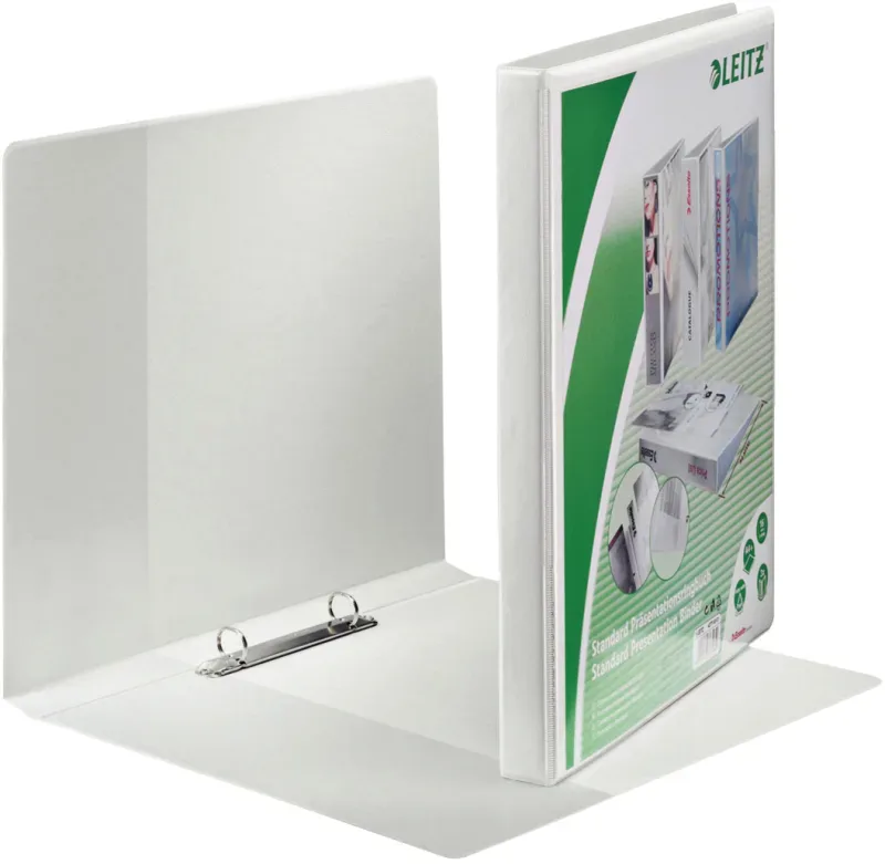 LEITZ Pr&auml;sentationsringbuch A4 42770001 weiss 2R 16mm