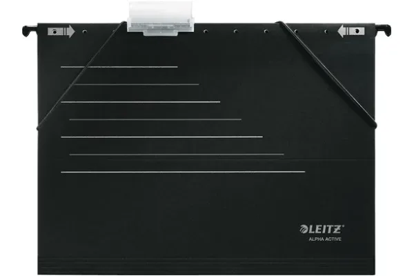 LEITZ H&auml;ngehefter Alpha A4 19253095 schwarz 5 St&uuml;ck