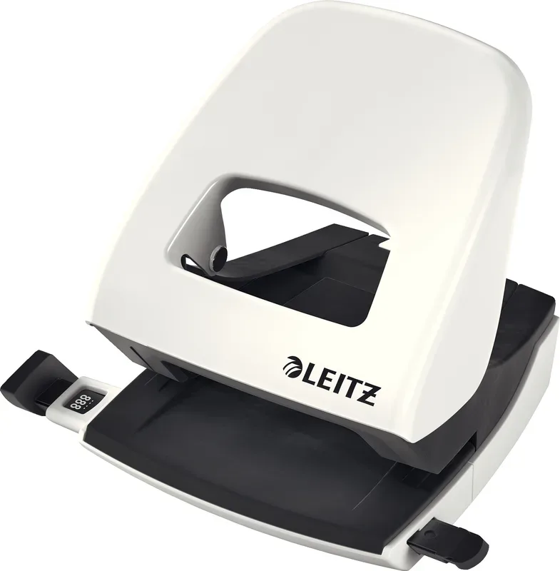 LEITZ B&uuml;rolocher Metall 2.5mm 50081001 perlweiss 25 Blatt