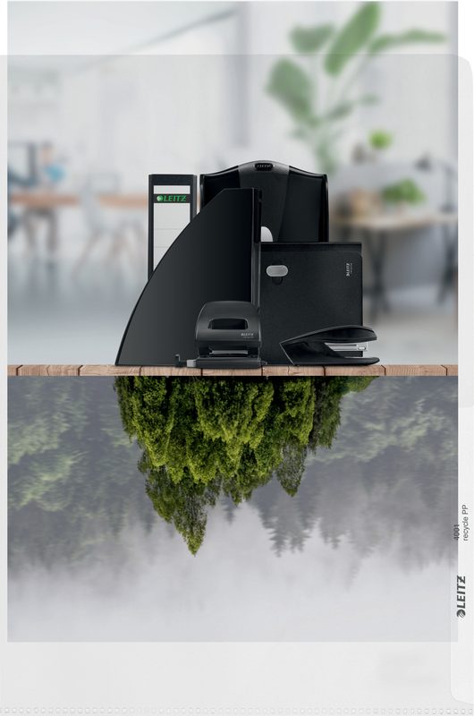 LEITZ Sichh&uuml;lle Recycle A4 4001-30-03 transparent, 140my 25 St&uuml;ck