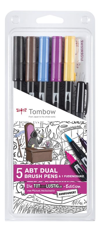 Tombow Brushpen ABT Dual 5 Farben