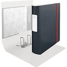LEITZ Ordner 180&deg; Cosy 8.2cm 1038-00-89 grau A4
