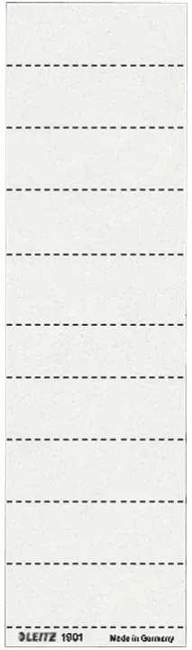 LEITZ Beschriftungsschild 60x21mm 19010001 weiss 100 St&uuml;ck