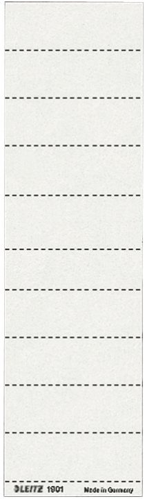 LEITZ Beschriftungsschild 60x21mm 19010001 weiss 100 St&uuml;ck