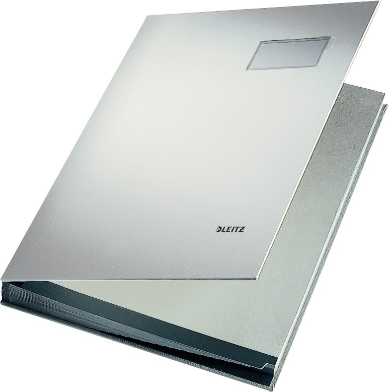 LEITZ Unterschriftsmappen 57000085 lichtgrau 20 F&auml;cher
