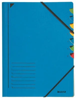 LEITZ Ordnungsmappe A4 39070035 blau 7 F&auml;cher