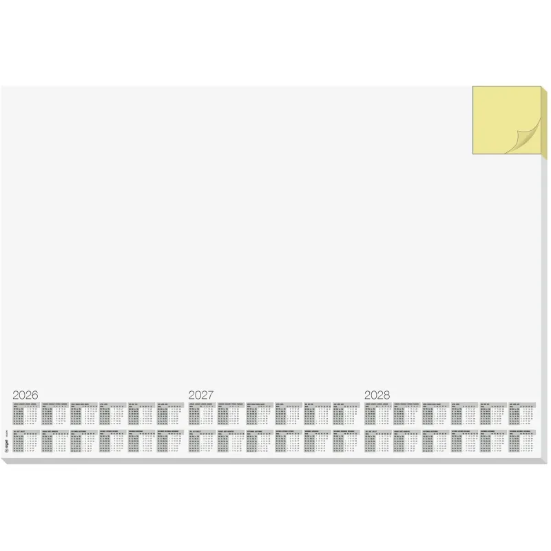 SIGEL Schreibunterlage 595x410mm HO490 Papier Kalendarium, 3 Jahre