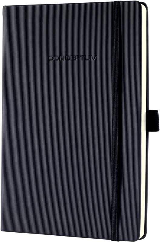 Sigel Notizbuch CONCEPTUM® CO109 Dot-Lineatur (punktkariert) Schwarz Anzahl der Blätter: 97 DIN A5