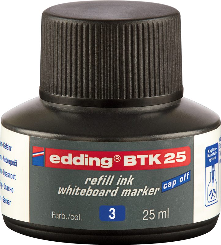 EDDING Nachf&uuml;lltusche BTK25 BTK-25-3 blau