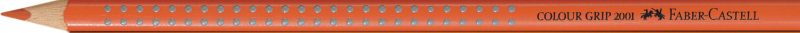 FABER-CASTELL Farbstifte Colour Grip 112415 kadmiumorange dunkel
