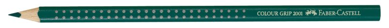 FABER-CASTELL Farbstifte Colour Grip 112458 kobaltgr&uuml;n tief