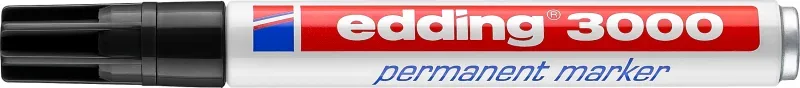 EDDING Permanent Marker 3000 1.5-3mm 3000-1 schwarz, wasserfest