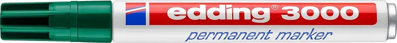 EDDING Permanent Marker 3000 1.5-3mm 3000-4 gr&uuml;n, wasserfest