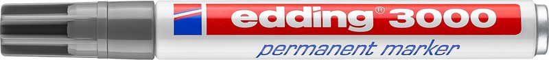 EDDING Permanent Marker 3000 1,5-3mm 3000-12 grau