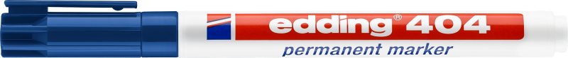 Edding Permanentmarker edding 404 Blau wasserfest: Ja 4-404003