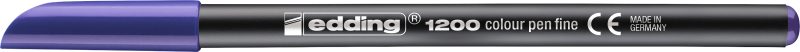 edding Fasermaler 1200 Violett, Farbe
