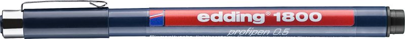 Edding Fineliner edding 1800 Schwarz 0.5 mm 4-180005001 1 St.