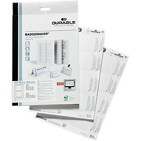 DURABLE Etiketten Badgemaker 145902 61/122x150mm 40 St&uuml;ck