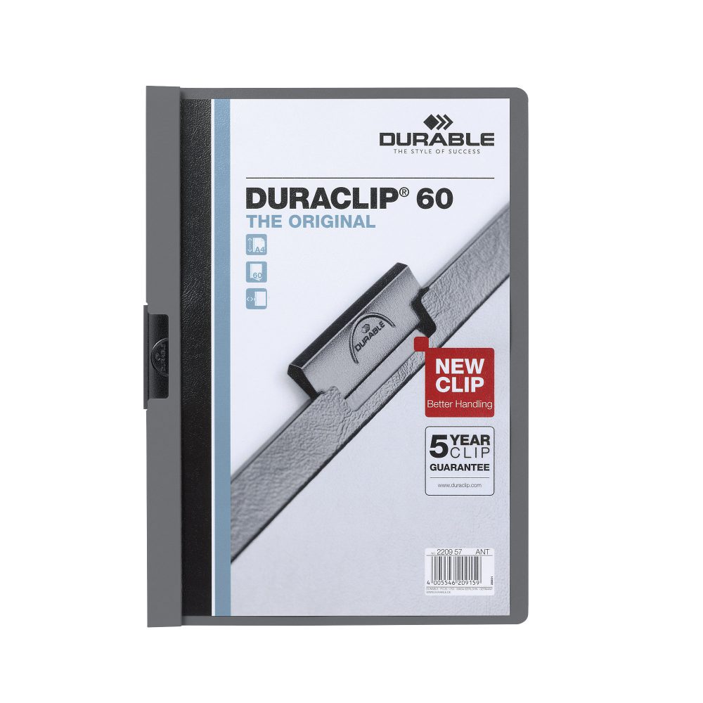 DURABLE Klemmhefter A4 2209/57 anthrazit