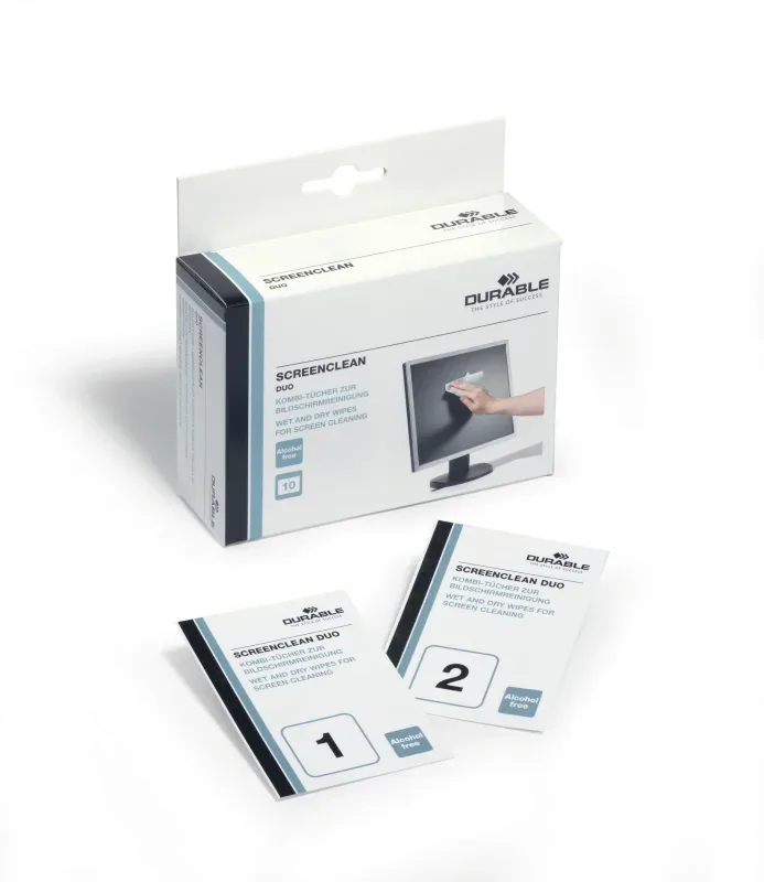 DURABLE Screenclean Duo 572102 10 T&uuml;cher