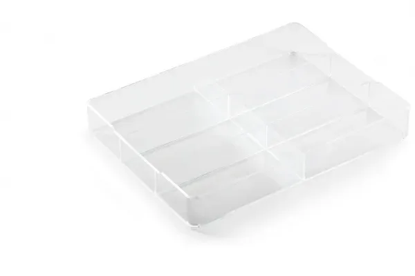 DURABLE Coffee Point Caddy 338419 Serviertablet glasklar