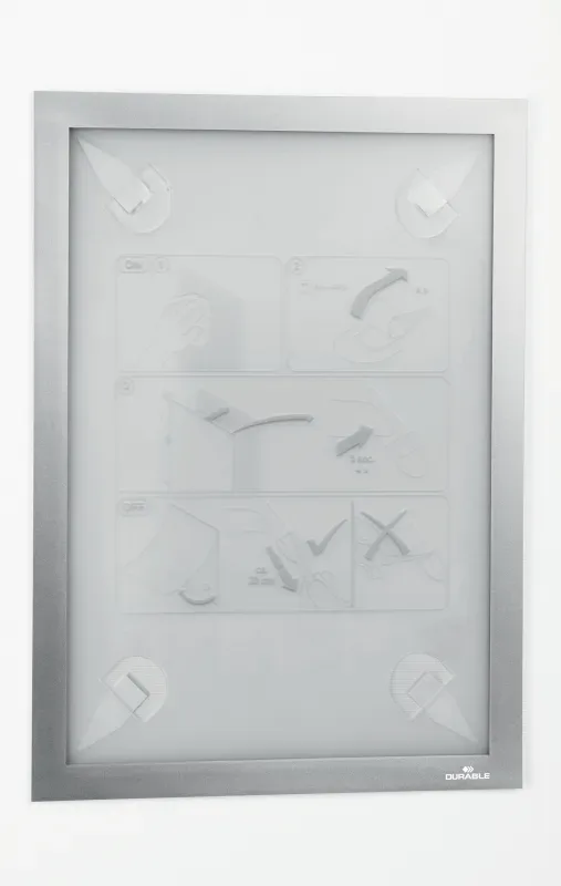 DURABLE Duraframe Wallpaper A4 484323 silber