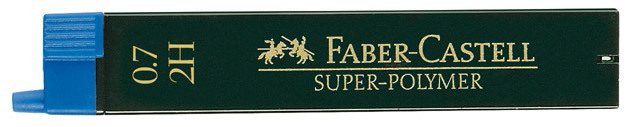 FABER-CASTELL Minen 2H 120712 0,7mm 12 St&uuml;ck