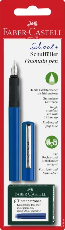FABER-CASTELL Schulf&uuml;ller 149811 blau