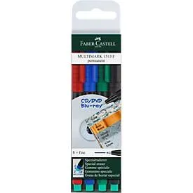 FABER-CASTELL OHP MULTIMARK S 152304 4-farbig ass. permanent