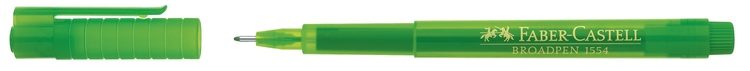 FABER-CASTELL Fineliner Broadpen 1554 0.8mm 155466 hellgr&uuml;n