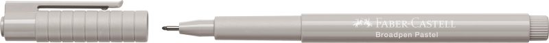 Faber-Castell - Faserschreiber, 13.6X1.5X1.5CM, Grau