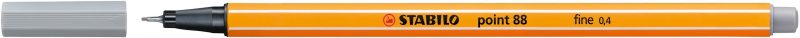 STABILO Fineliner Point 88 88/95 mittelgrau