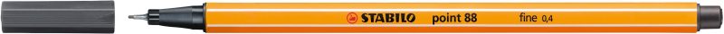 STABILO Fineliner Point 88 88/97 schwarzgrau