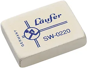 L&Auml;UFER Zeichen-Radierer 2200 48&times;36&times;10mm