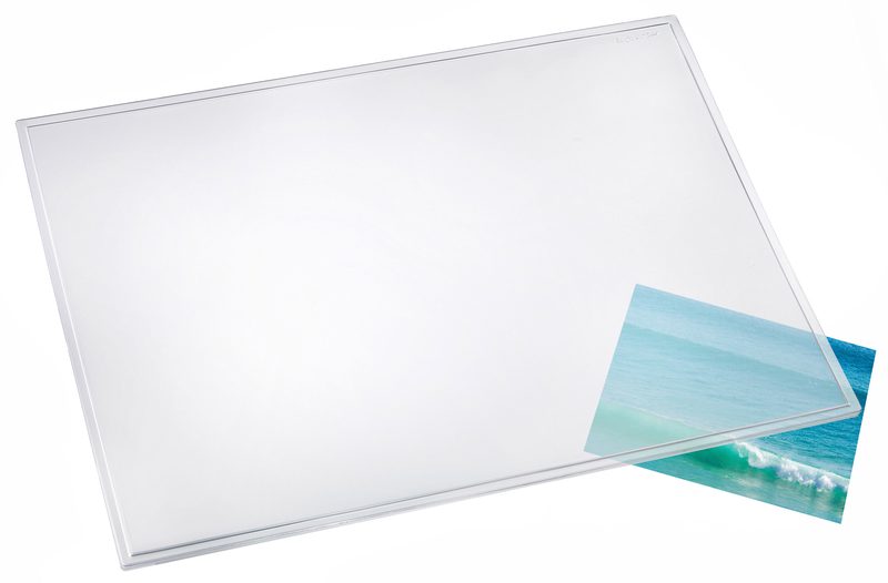 L&Auml;UFER Schreibunterlage Durella 43640 transparent 60x40cm