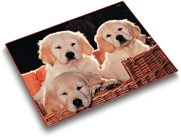 L&Auml;UFER Schreibunterlage 46581 Hundekinder 53x40cm