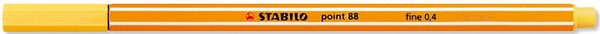 STABILO Point 88 Fineliner Rainbow-gelb