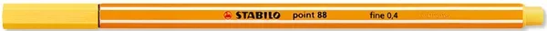 STABILO Feinschreiber point 88 0.4mm 88/44 gelb