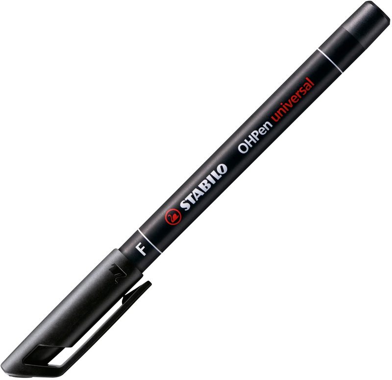Stabilo Folienstift 842 OHPen universal F permanent Schwarz 842-46