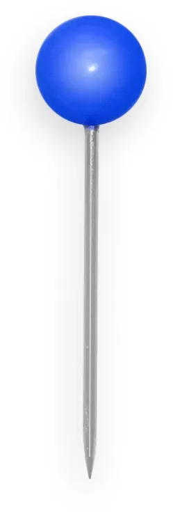 ALCO Landkartennadel 5x16mm 615 blau 100 St&uuml;ck