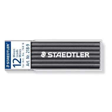 STAEDTLER Minen Lumocolor non-perm. 768N 218-9 schwarz 12 St&uuml;ck