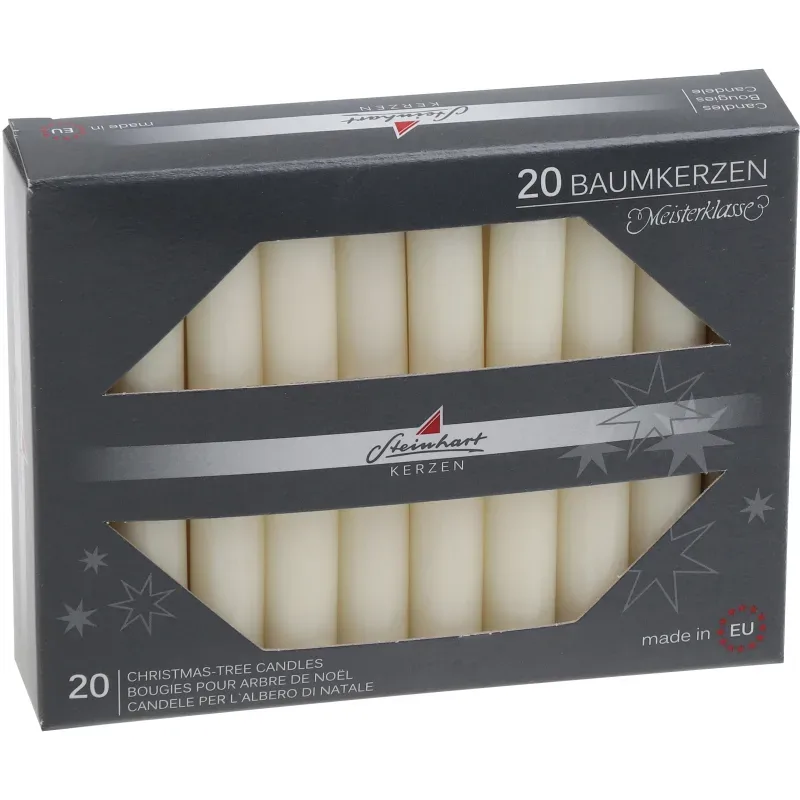 STEINHART Baumkerzen 100x13mm 02333-23 champagner 20 St&uuml;ck