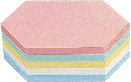 MAGNETOPLAN Kommunikations-Karten 200x95mm 112502210 Rhombus, ass. 250 St&uuml;ck