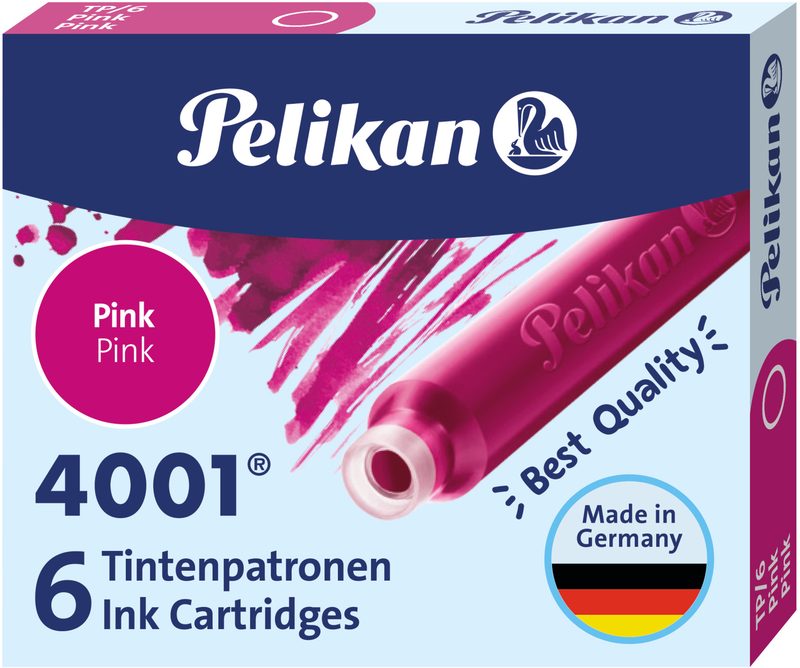 PELIKAN Tintenpatrone TP/6 pink 6 St&uuml;ck