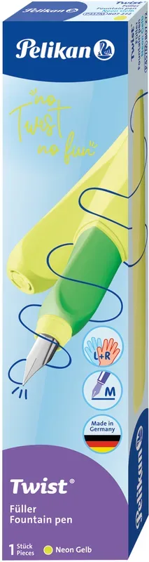 PELIKAN Twist F&uuml;llhalter Feder M 807272 Neon Gelb