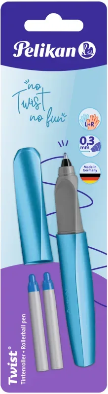PELIKAN Tintenroller Twist 811286 Frosted Blue