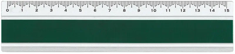 DUX Lineal Joy Color 15cm FA-JC/15G Alu, gr&uuml;n