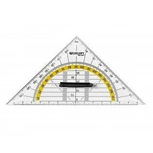 WESTCOTT Geodreieck 14cm E-1013300 mit Griff